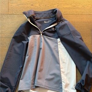 Under Armour Blue and Gray Windbreaker/Golf Jacket